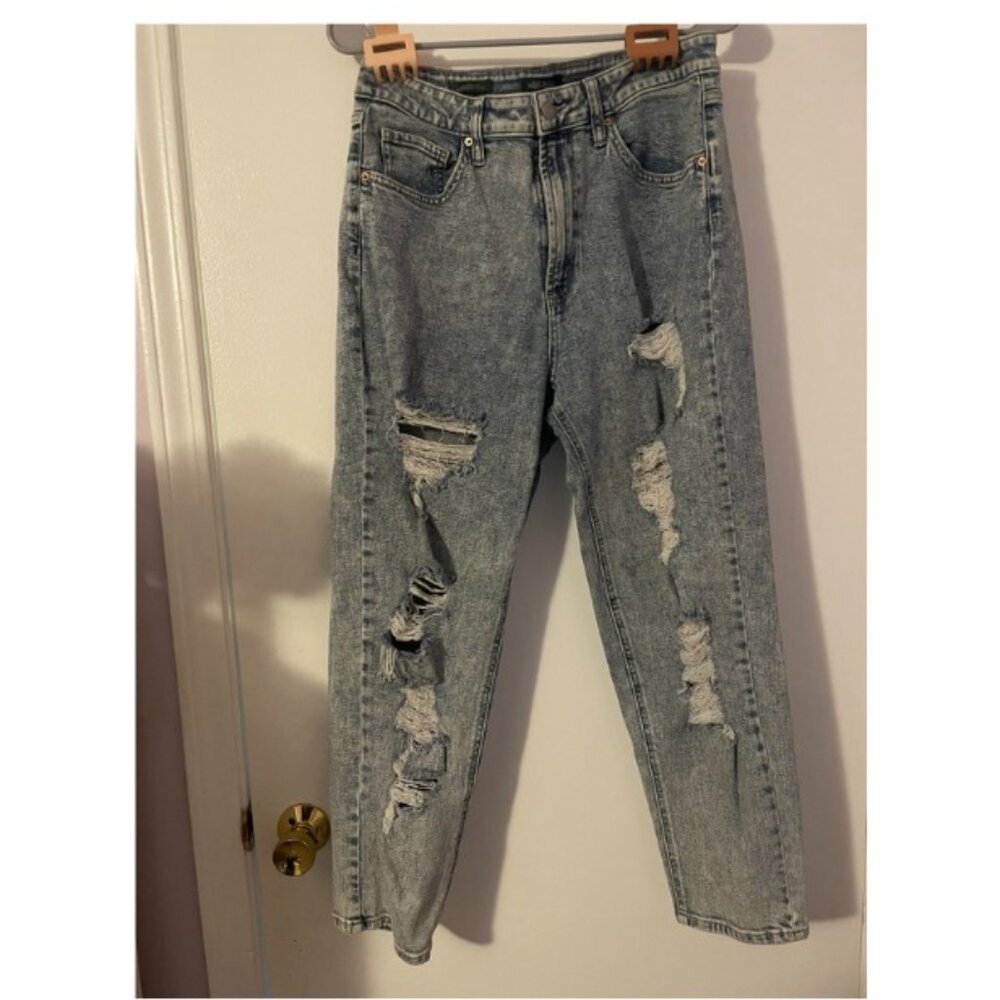 Wild Fable Acid Wash Mom Jeans